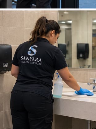 Restroom and common area cleaning